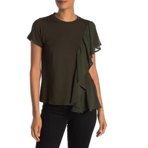Rachel Rachel Roy Natalia Ruffle-Side Top